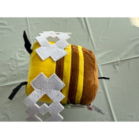 Minecraft Bee Plush Pillow Buddy - 8" Yellow Soft Toy NWT - Picture 6 of 8